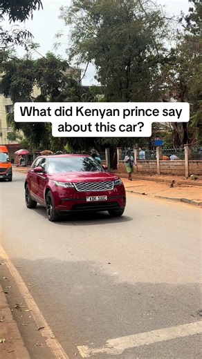 What did Kenyan prince say about this Range Rover Velar?
