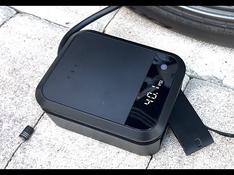 Tesla Air Compressor — How To Open It & Use It To Inflate Tires