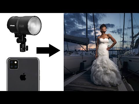 How To Use a Profoto Flash With an iPhone.