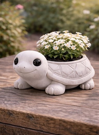 Turtle Succulent Planter STL File – 3D Print Animal Pot (digital Download) - Etsy