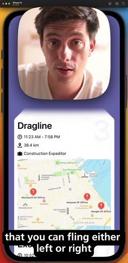 React Native Stack animation with Reanimated gestures #shorts