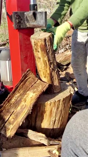 Vertical Log Splitter #logsplitter