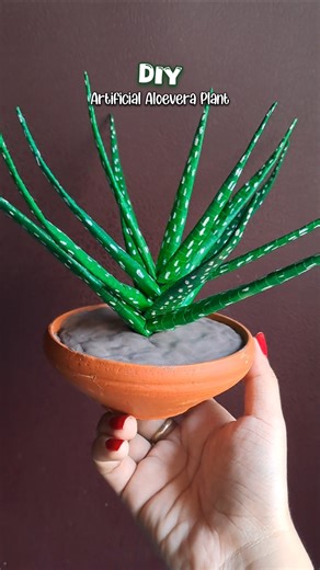 DIY Artificial Aloe Vera Plant🌵|#diy #art #craft #paperart #shorts #shortvideo #viral #viralvideo