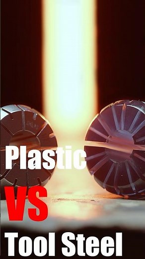 Tool Steel vs Plastic, 3D Printing ER32 Tapping Collets #3dprinting #machining