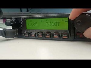 How to set the Retevis RA87 1750hz Tone?