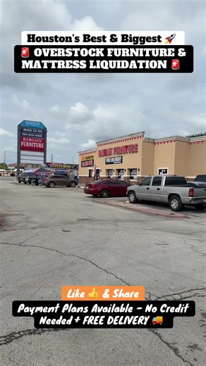 🔥 Bargain Furniture & Beds To Go 🔥 🚨 Overstock Furniture & Mattress Liquidation Happening NOW! 🚨 🛋️ Save BIG on Living Rooms 🍽️ Dining Room Sets 🛏️ Bedroom Sets 🛌 Name Brand Mattresses 🏃‍♂️💨 Shop Now — Don’t Miss Out! #houstonfurniture #fyp #september #trending #eye