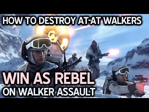 How to destroy AT-AT Walkers • How to Win as Rebel on Walker Assault • Star Wars Battlefront Guide