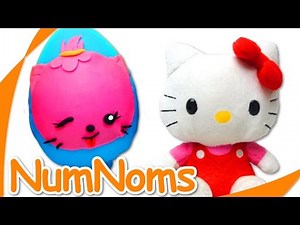 Unboxing Mega Play Doh Suprise Egg with Hello Kitty