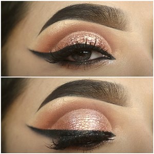 Smokey winged cut crease eye! | Learning with Shilpa