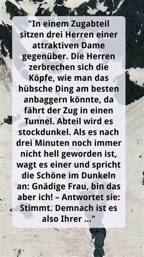 "Dunkler Moment, große Überraschung!"