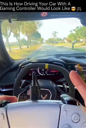 Most modern cars are drive-by-wire, no mechanical link between the pedal and the engine, just an electronic signal. 🎮🚗 Which means, in theory, anything that sends the right signal could work. This is what that looks like in practice. Every input is just data. A simple USB adapter could be enough to make a PS5 DualSense send that same data, and the car cannot tell the difference. Acceleration. Braking. Routed through analog triggers. #educational #technology #gaming #automotive #corvette @urdai