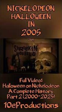Halloween on Nick in 2005! #nick #nickelodeon #nickjr #halloween