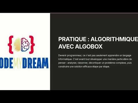 ECRIRE & TESTER UN ALGORITHME AVEC ALGOBOX PARTIE1