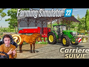 LES CHEVAUX POUR BIENTOT DANS LA CARRIERE SUIVIE ! Farming Simulator 22 !