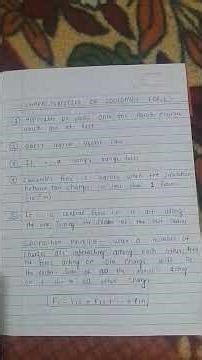 Class 12 physics ch 1 short notes