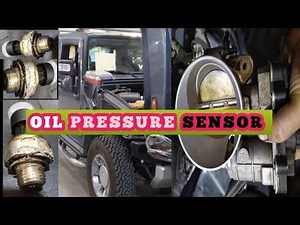 Hummer H2 oil pressure sensor replacement oil pressure sensor GMC 2004, change oil pressure sensor