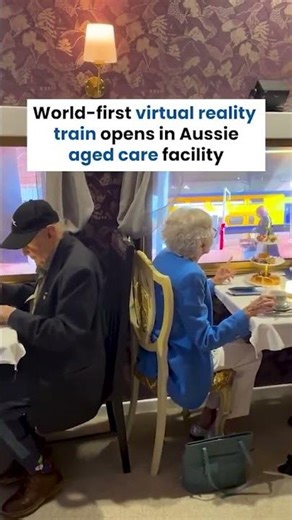 This VR Train Sim Helps Elderly People See the World Again #shorts