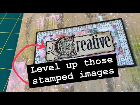 Enhance RUBBER STAMPS with simple hand-drawn frames ~ #junkjournalideas
