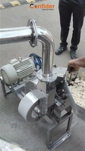 Banana Grinding Machine | Dry Banana Grinding | Blower Pulverizer Machine | Fruits Vegetables Powder