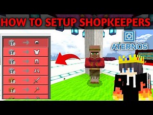how to add shopkeeper in your minecraft aternos smp server || 1.19+ add shops in Minecraft smp