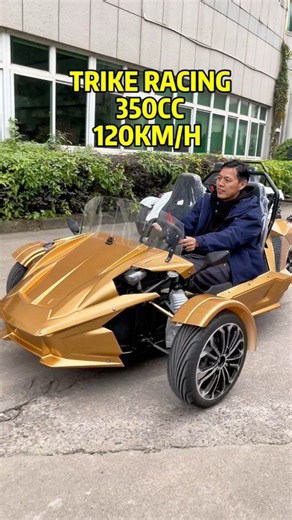 350cc Three-wheeled vehicle, three-wheeled sports car, three-wheeled racing car, ZTR trike roadster factory #racingcar #ztr | Yang Emily