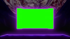 Download High Tech Background with Customizable Green Screen Frame, Chroma Key Ready for free
