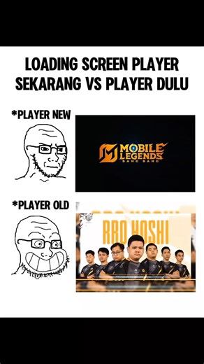 Loading Screen Player Ml Sekarang Vs Player Ml Dulu #meme #garingxd #mlbb #mlbbshorts