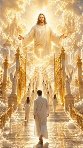 The Gates of Heaven Are Open ✝️☁️#Heaven #Jesus #Faith #God #Christian #Bible #Prayer #JesusChrist