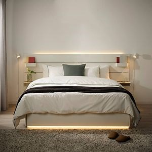 [Hot Item] Bed Toe Kick Light Under-Bed Lighting Bedside Accent Lighting Ambient Bed Lighting Mood Lighting Decorative Bed Lighting Nighttime Navigation Lighting LED Strip