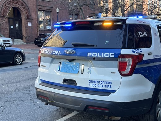 Video shows Boston police cruiser in flames during street 'takeover'