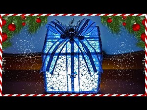 CREATE YOUR LIGHTED CHRISTMAS GIFT BOX DIY