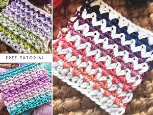 How to Crochet V-Stitch Two Ways – Tutorial   Video!