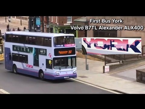 First Bus York Volvo B7TL Alexander ALX400 Withdrawn