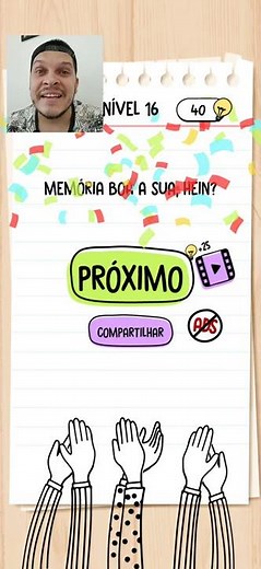 BRAIN TEST NÍVEL 16 EM PORTUGUÊS