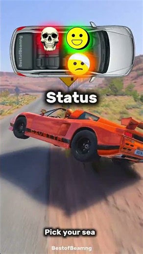 Pick your seat! | Seat Survival Test #87 🚗💥#beamngdrive #beamng