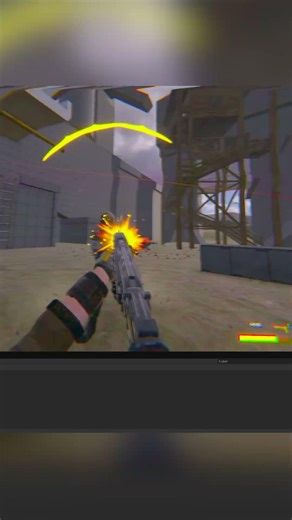 I added a VHS Filter to my FPS game #gaming #unity #gamedesign #gamedev #partizan #unity