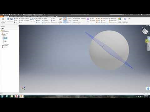 Autodesk Inventor 2017 : 11 : Creating a Sphere
