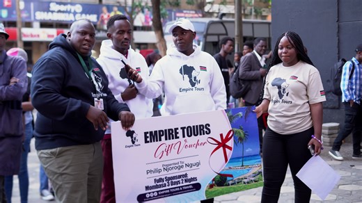 KINDNESS REWARDED: EMPIRE TOURS AND TRAVEL HONORS VIRAL HERO PHILIP NJOROGE Empire Tours and Travel has recognized Philip Njoroge, a matatu tout from super metro whose act of kindness toward a differently abled woman went viral online. Philip was filmed helping the woman alight from a bus and carrying her safely to her wheelchair, a moment that touched many Kenyans. In appreciation, Empire Tours and Travel gifted Philip a fully sponsored 3Days 2nights Mombasa vacation. The company’s CEO, Lukas K