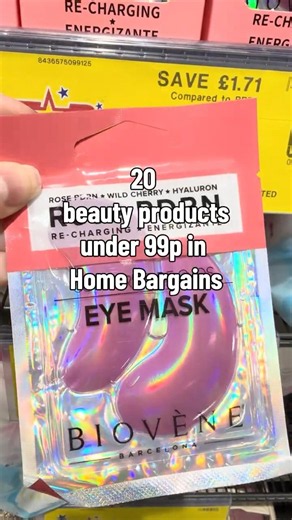 20 Beauty Products Under 99p at Home Bargains! 💄😱 Budget Beauty Finds