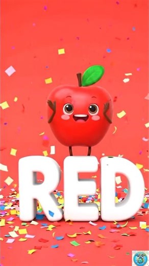 Learn RED Color ❤️ | R-E-D Spelling | Fun Kids Learning 🍎 #preschoollearning