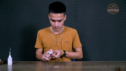 Wood carving - logo Lamborghini Sian - ND Woodworking Art