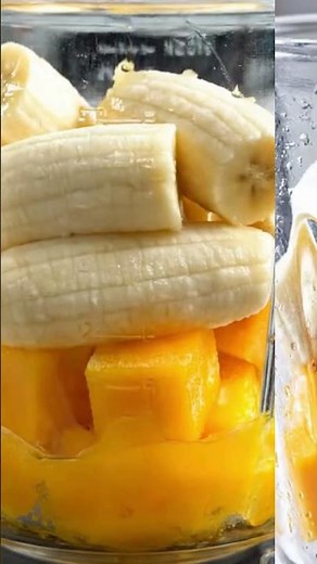 Tropical Mango Smoothie Recipe | No Sugar Added #smoothies #healthyrecipes