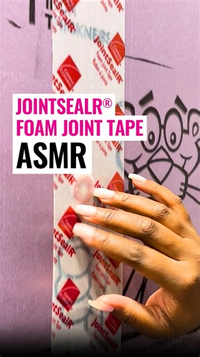 The perfect insulation tape doesn’t ex- 👁️👄👁️ Experience the seamless application of JointSealR® Foam Joint Tape. Designed for superior adhesion and flexibility, it effortlessly adapts to building movements for long-lasting performance. Seal the deal with an airtight, moisture-resistant barrier you can trust. #OwensCorning #ASMR | Owens Corning Insulation