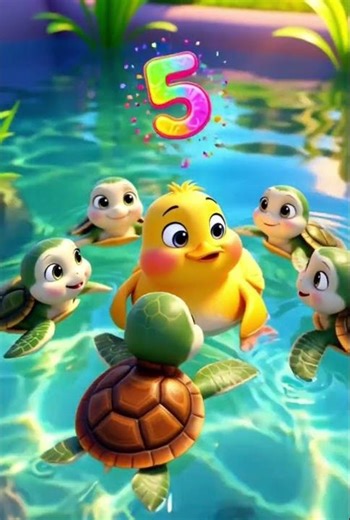 Max - The Duck Counts One to Five | Kids Learning Numbers | Number Animation