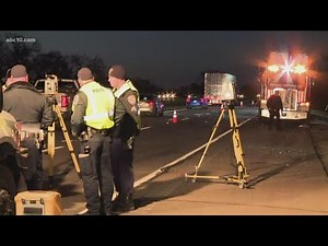 I-5 Lodi crash leaves three people dead, two CHP officers in the hospital