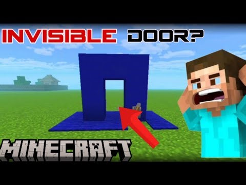 How to Make an Invisible Door in Minecraft! 😱