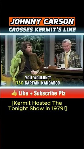 Johnny Carson Crosses Kermit The Frog's Line! You Can't Ask Me That! #muppetshow #tonightshow