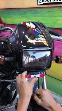 Splendor headlight modification 😃 splendor modified !! modified splendor !!