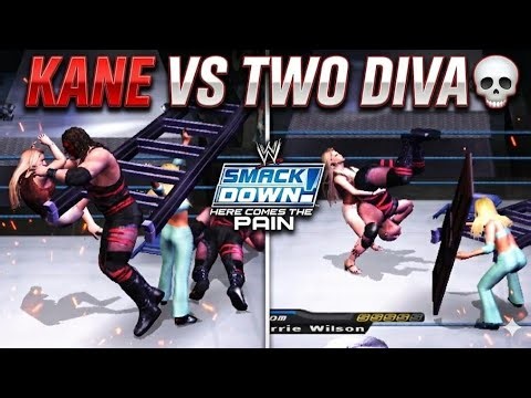 2 Divas vs The Monster Kane! Here Comes The Pain| ps2 pain | nostalgia