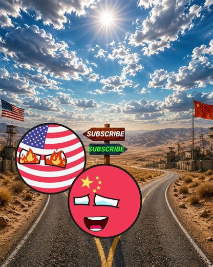 🚨 Every Country Picks a Side: USA 🇺🇸 vs China 🇨🇳 | Countryballs